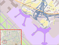 Toronto Airport Übersicht Karte - Map